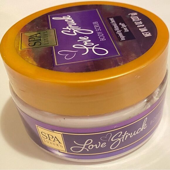 🛍️SPA LUXURY Love ❤️ Struck Body Scrub & Vanilla sugar Scent 8 OZ (227g) - Picture 8 of 10